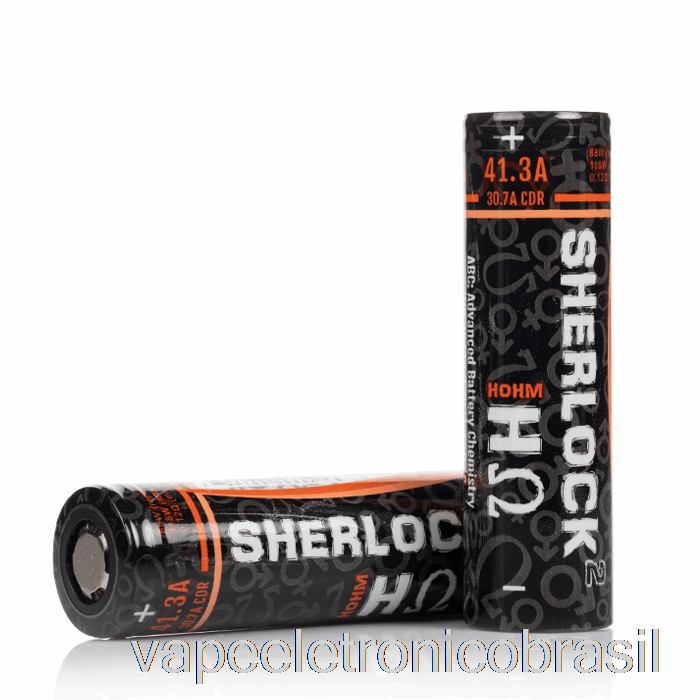 Vape Recarregável Hohm Tech Sherlock V2 20700 3116mah 30.7a Bateria única Bateria