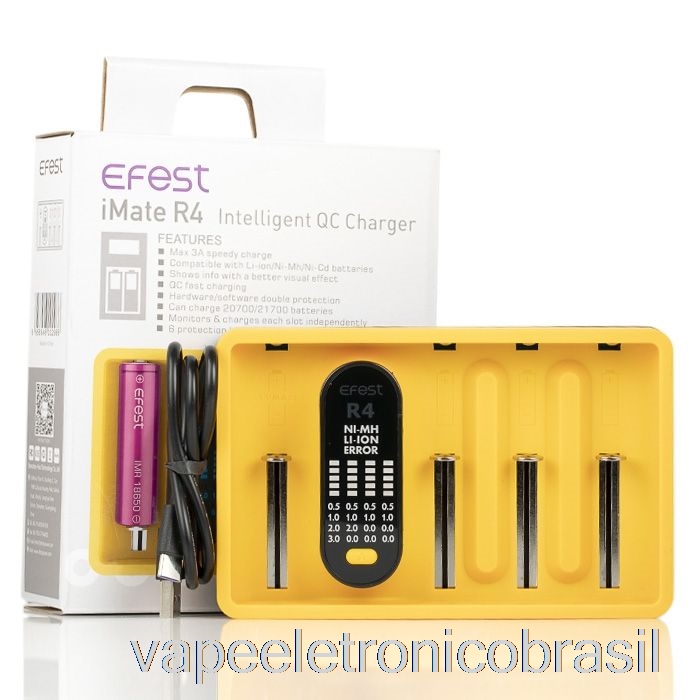 Vape Vaporesso Efest Imate R4 Carregador Qc Inteligente